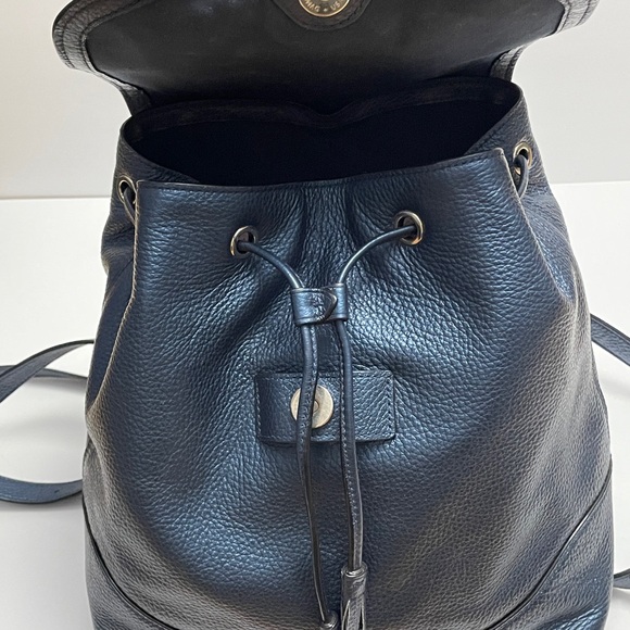 Coach Elle Backpack Metallic Midnight Blue - Picture 3 of 9